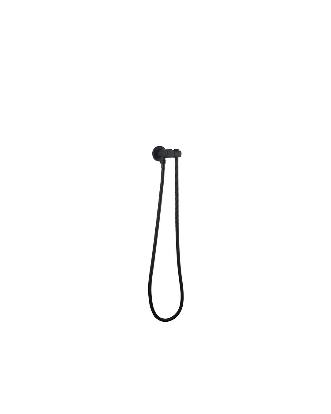 [40768] Pentro Matte Black Shower Holder & Connector