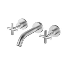 [44588] Plnz Bath Set Brushed Nickel Lead Free