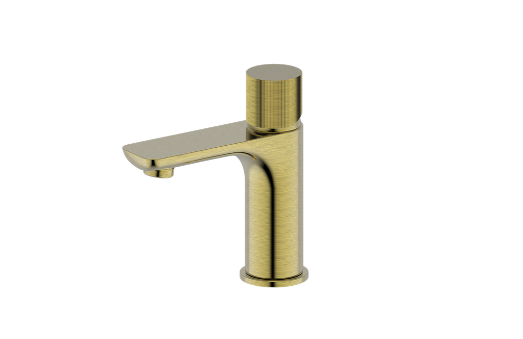 [55186] Qi Luxus Basin Mixer Brushed Gold