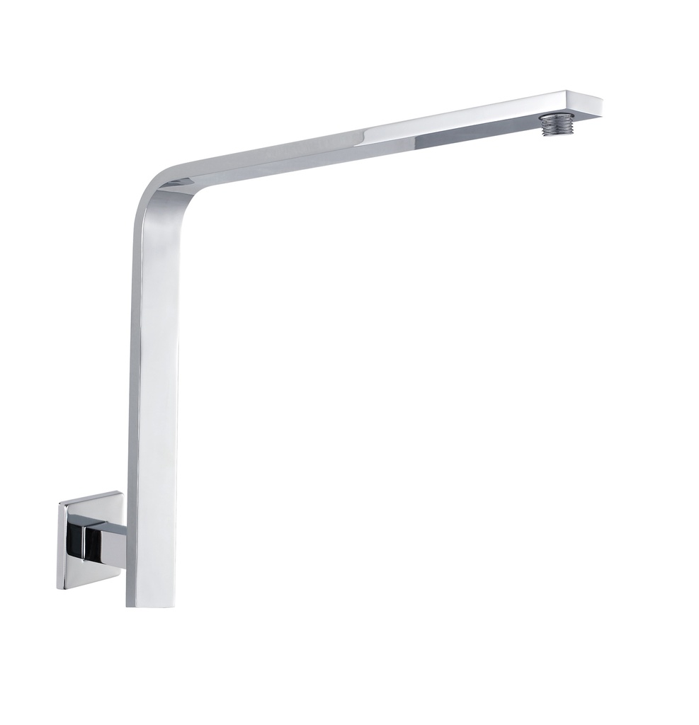 [44043] Rectangle Curved Shower Arm(Chrome)