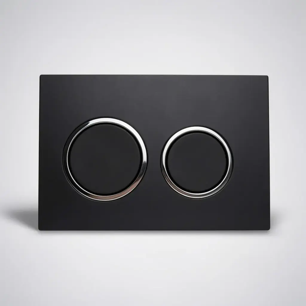 [43700] Round Black Button for G3005AA(Matt Black)