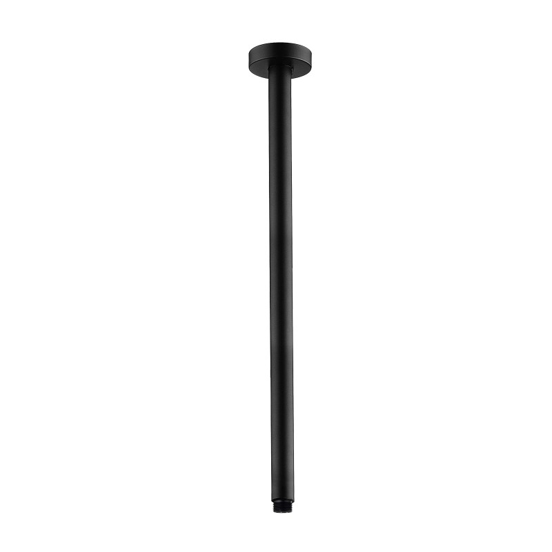 [40374] Round Black Ceiling Shower Arm 600mm