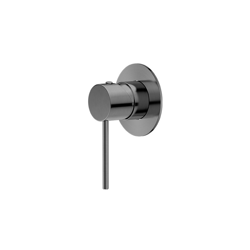 [55222] Round Brushed Nickel Shower Mixer