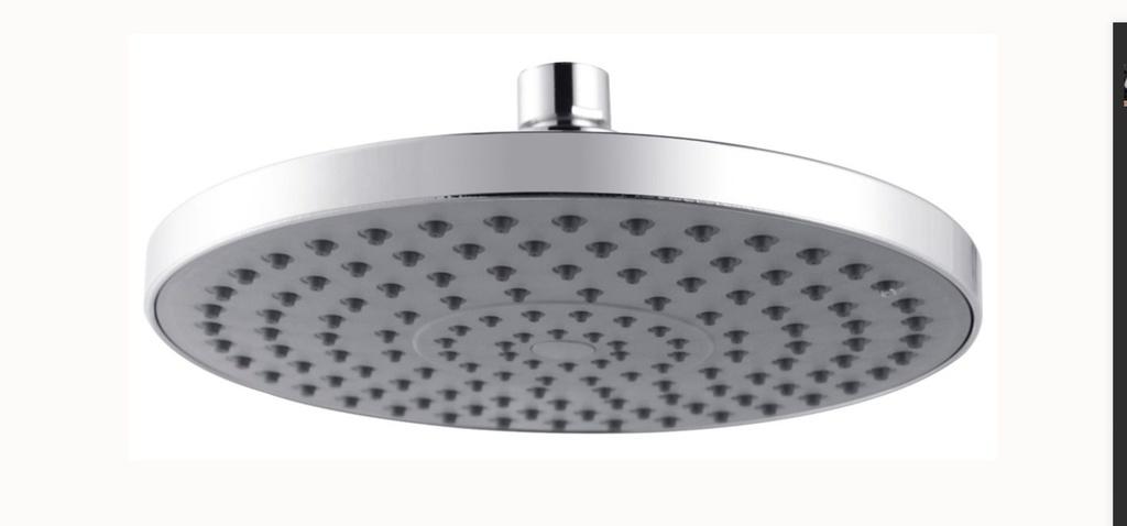 [40357] Round Chrome Rainfall Shower Head 200mm