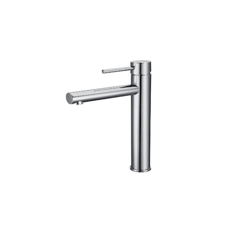 [55217] Round Chrome Tower Basin Mixer