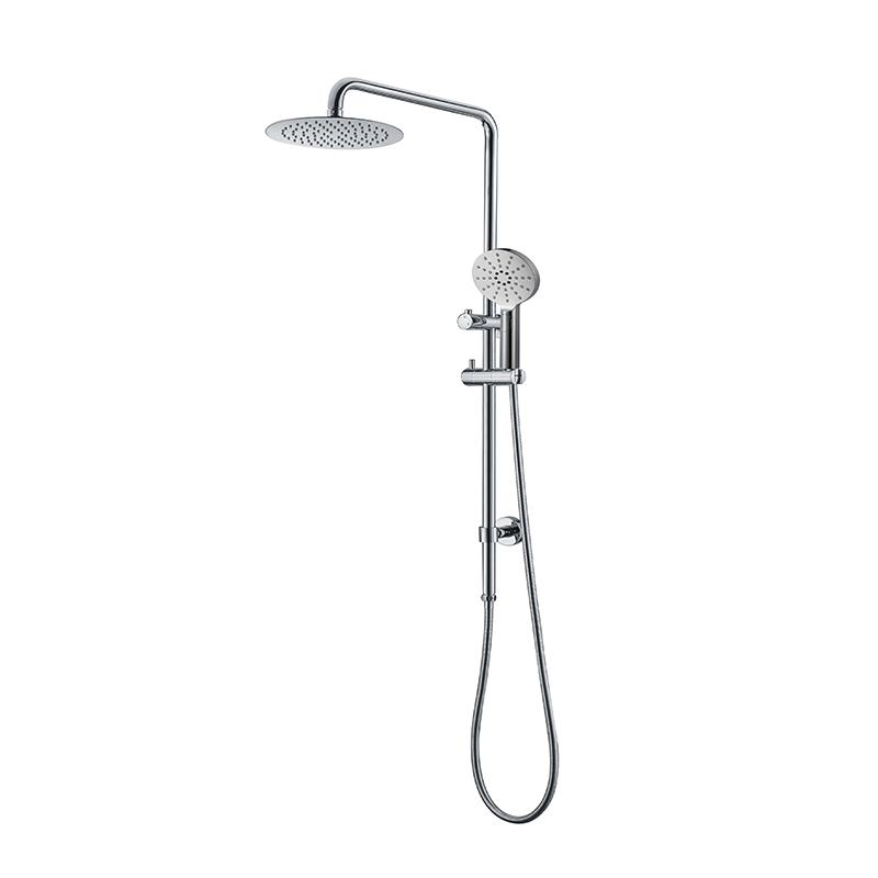 [55048] Rund Chrome Sliding Railwith 3 Spray Function Hand Shower
