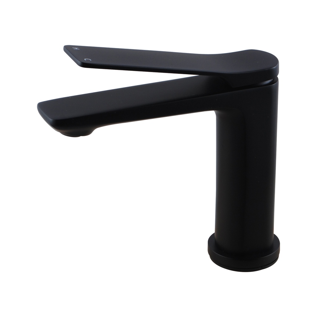 [40002] Rushy Black Basin Mixer