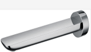 [40025] Rushy Brushed Nickel Bathtub/Basin Wall Spout