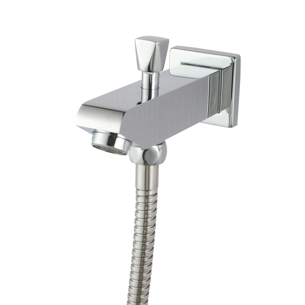 [40146] Sera Chrome Bathtub/Basin Wall Spout with Diverter