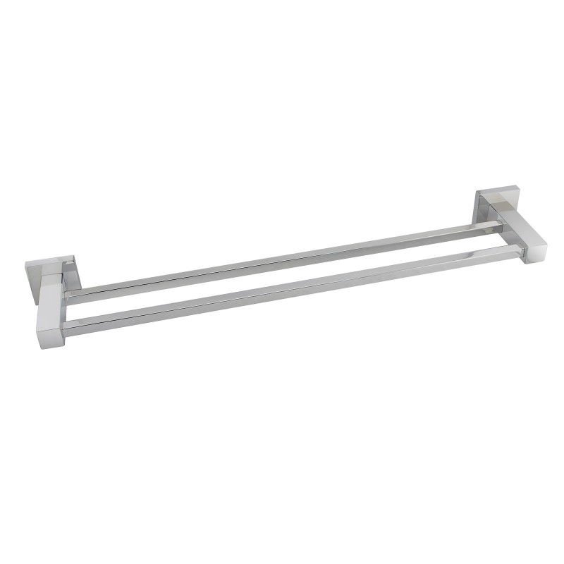 [40152] Sera Chrome Double Towel Rail 600mm