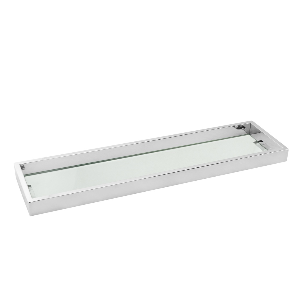 [40130] Sera Chrome Glass Shelf 600mm