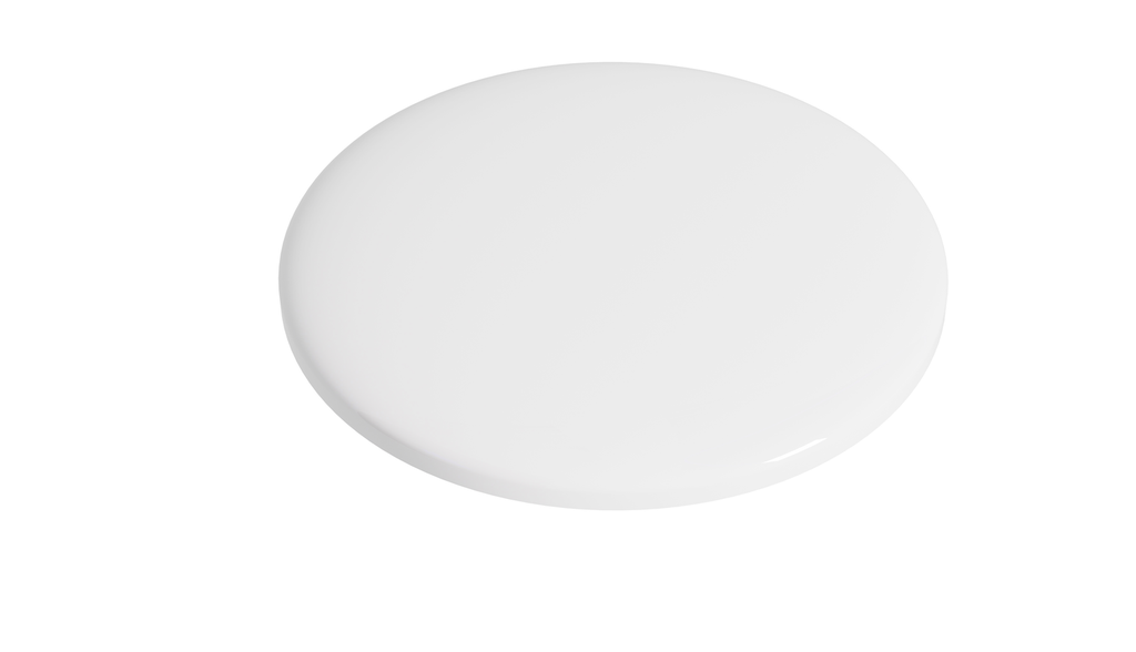 [55008] Solid Surface Bathtub Waste Cap Matt White