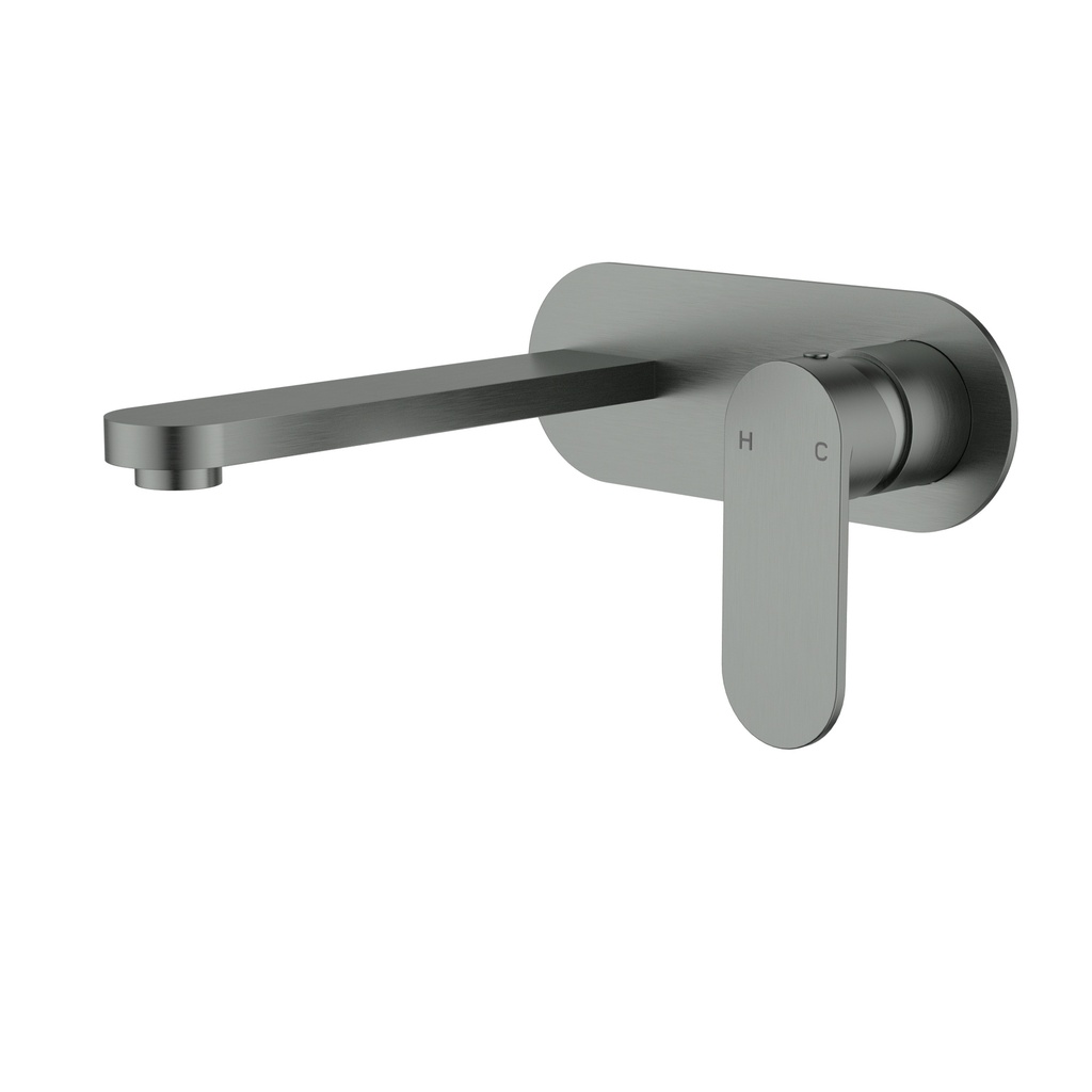 [44893] Sora SS Wall Basin Mixer Trim Kits Gun Metal