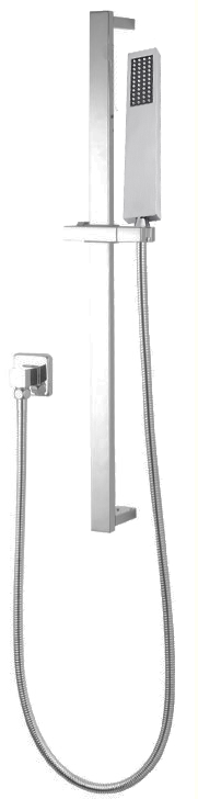 [40271] Square B Hand Shower Rail without Handheld Shower