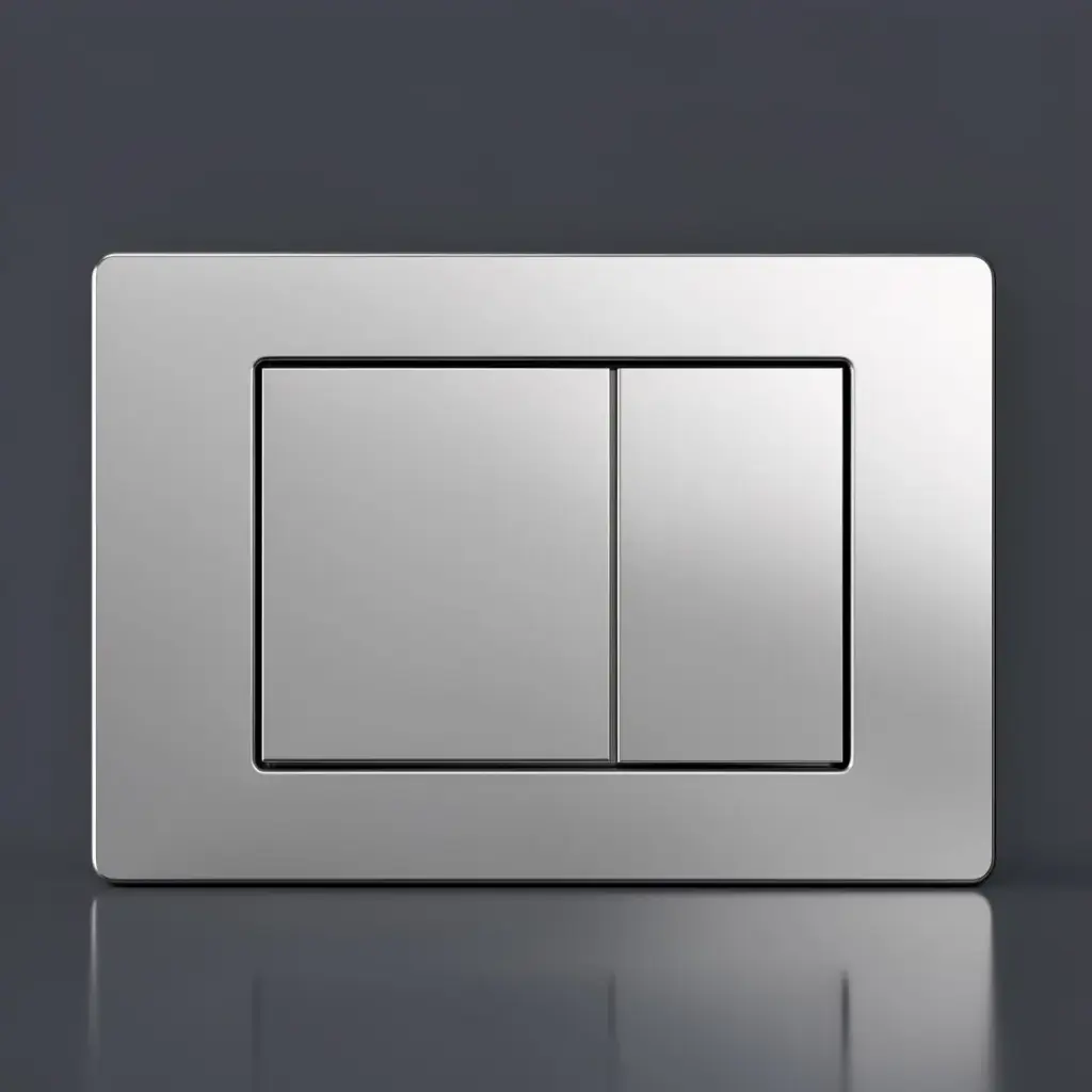 [43701] Square Chrome Button for G3005AA(Chrome)