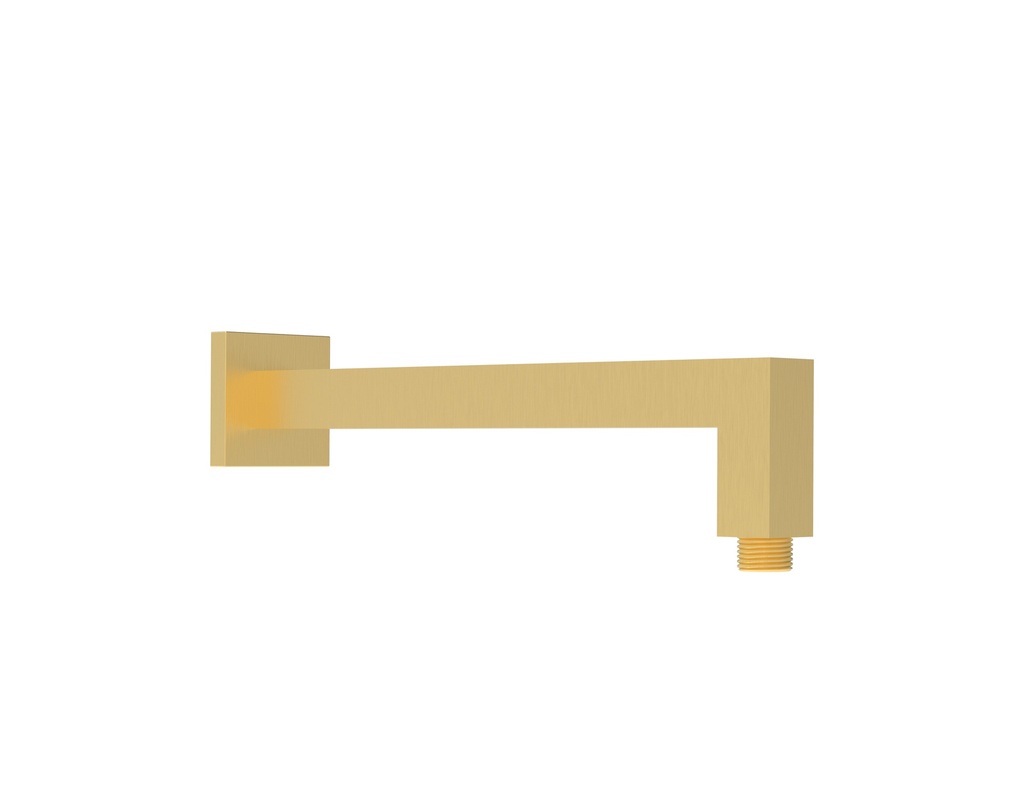 [44373] Square Horizontal Shower Arm Brushed Gold