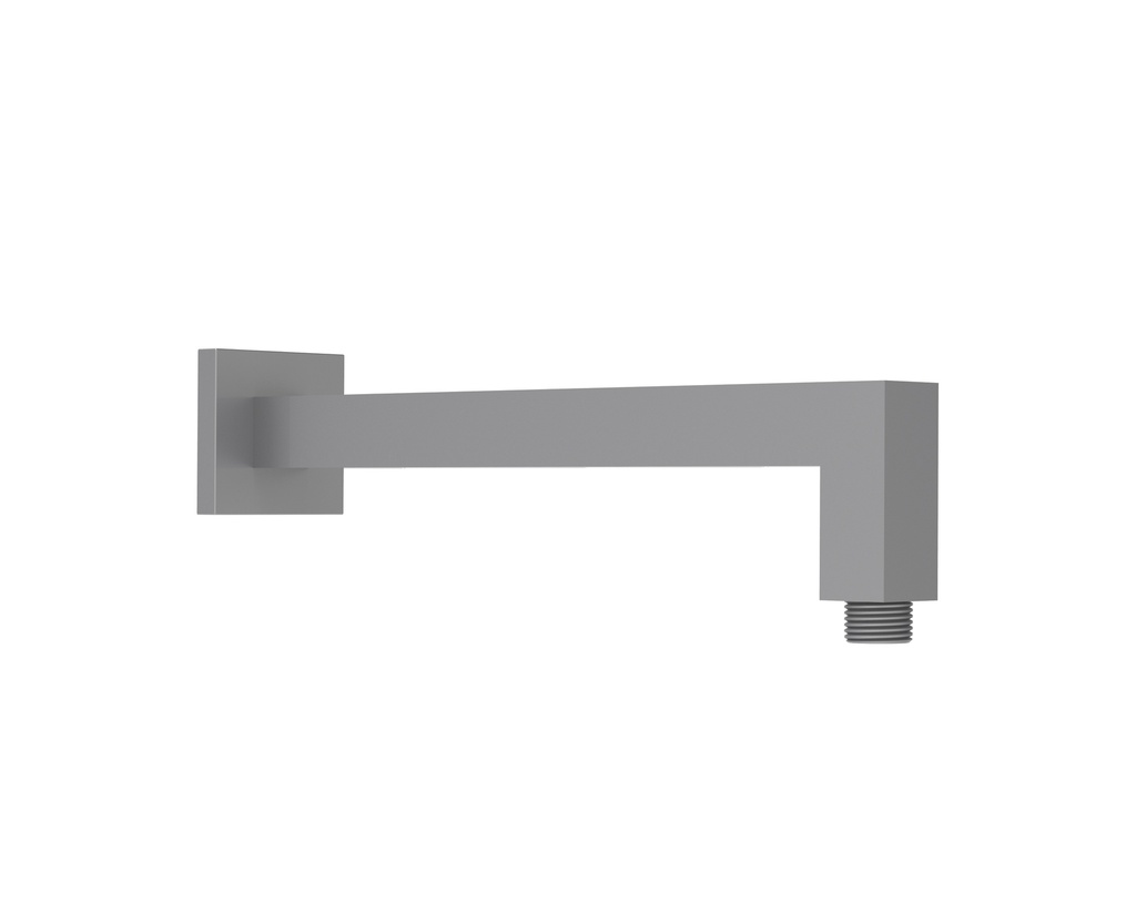 [44374] Square Horizontal Shower Arm Gun Metal