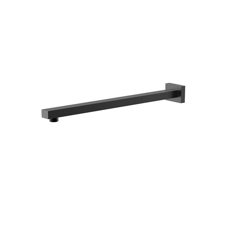 [55152] Square Shower Arm 400mm Matte Black