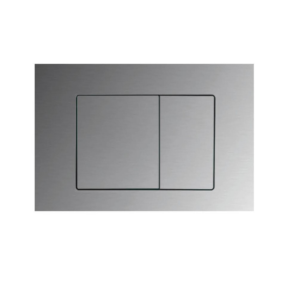 [56225] Stainless Steel Square Push Plate Brushed Nickel