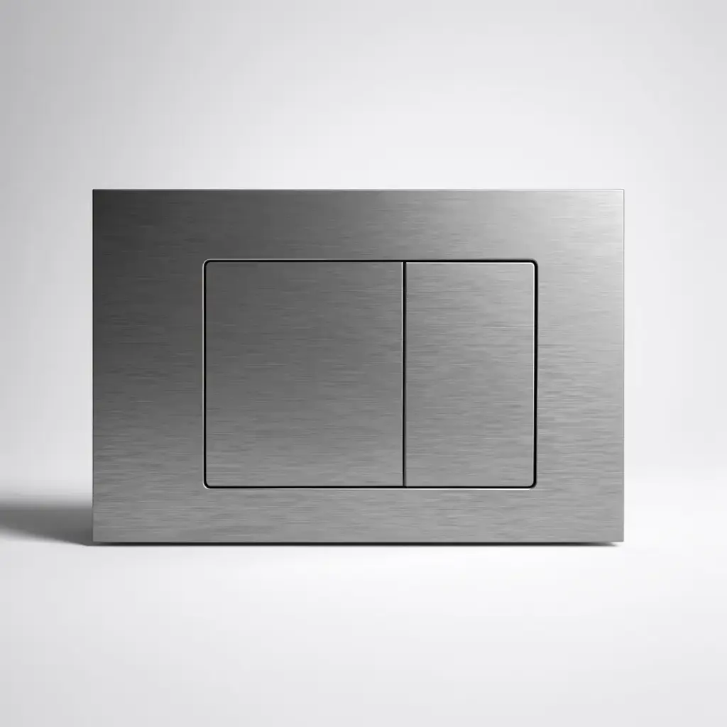 [56224] Stainless Steel Square Push Plate Gun Metal
