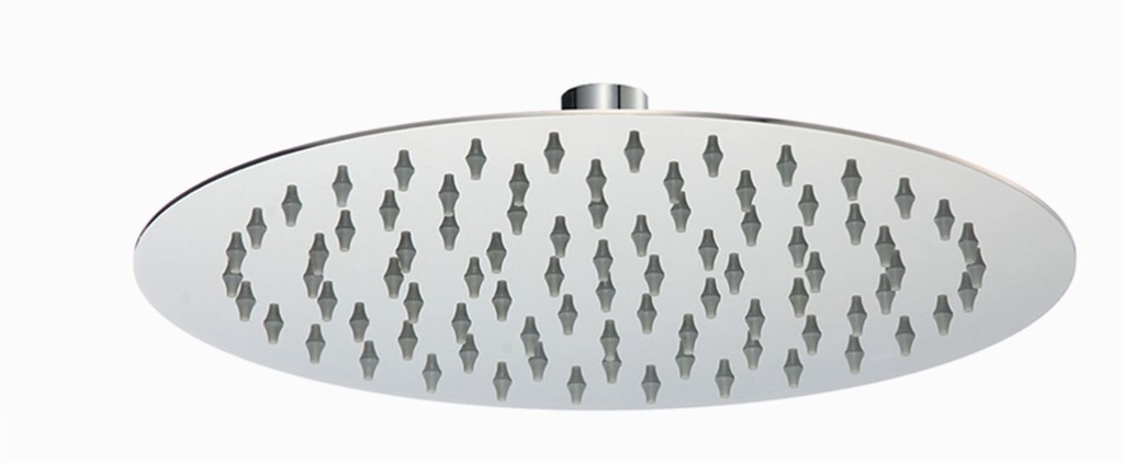 [40352] Super-slim Round Chrome Rainfall Shower Head 250mm
