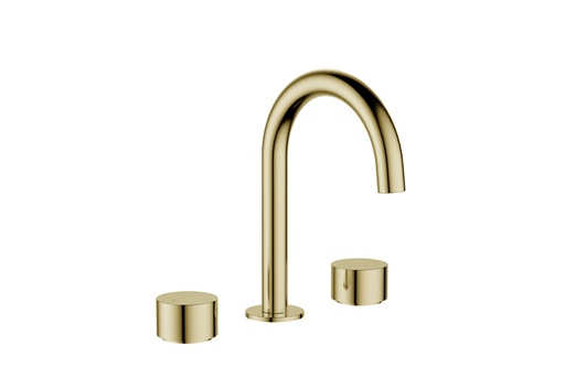 [43954] Tana 1/4 Turn C/D Basin Set Brushed Gold Lead Free