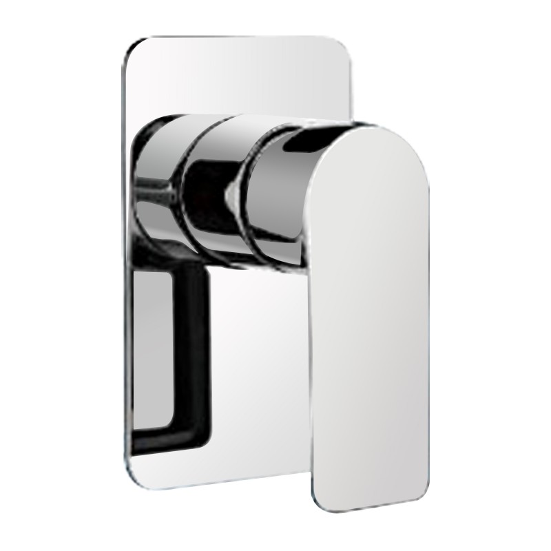 [40206] Vog Solid Brass Chrome Shower/Bath Wall Mixer