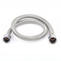 [41381] Water inlet/outlet Shower Hose Chrome 800mm