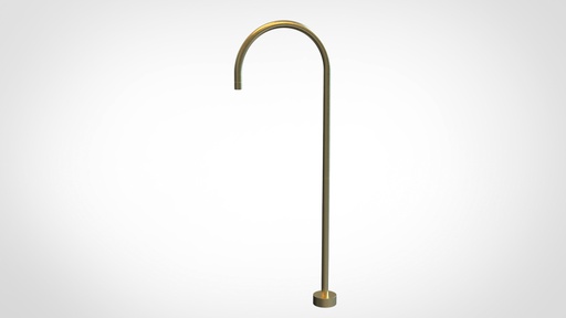 [43899] Yale  Round Floor-mounted Bath Spout Brushed Gold
